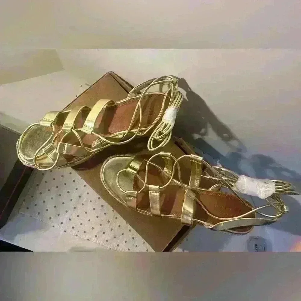 Asos Design Flatform Gladiator Sandals